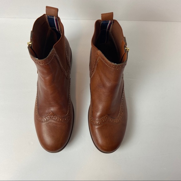 Tommy Hilfiger Twodettan Brown Ankle Booties 9.5 - Picture 4 of 10